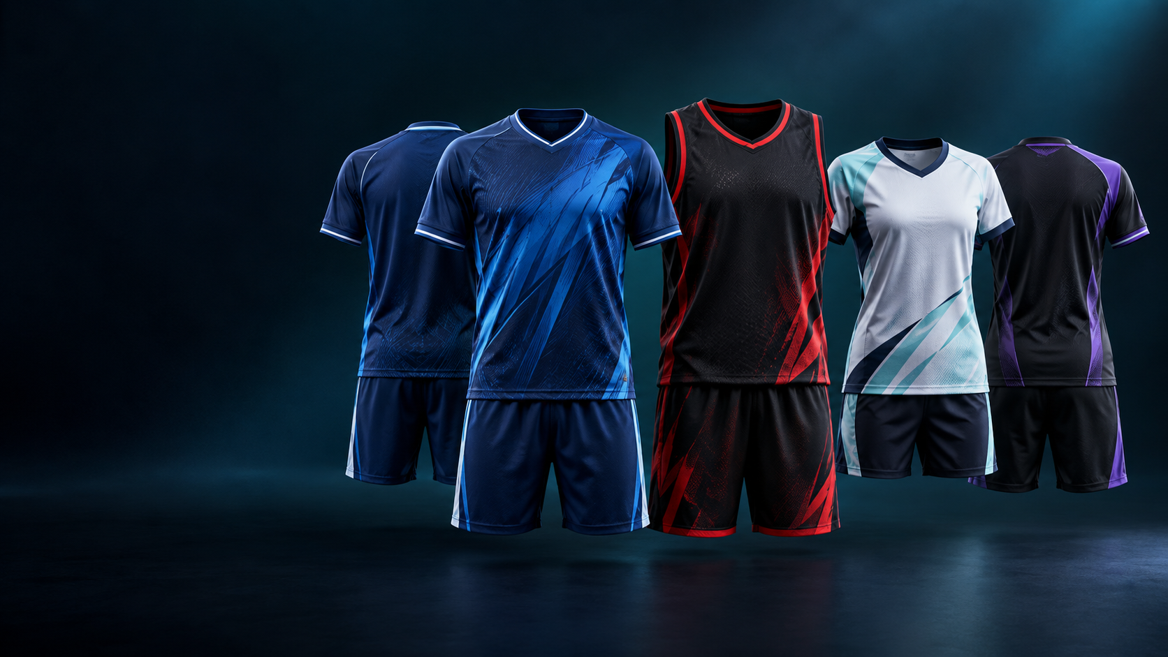 Custom teamwear for football and basketball