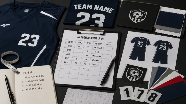 队服印字印号常见问题:名字、号码、队标怎么避免出错?