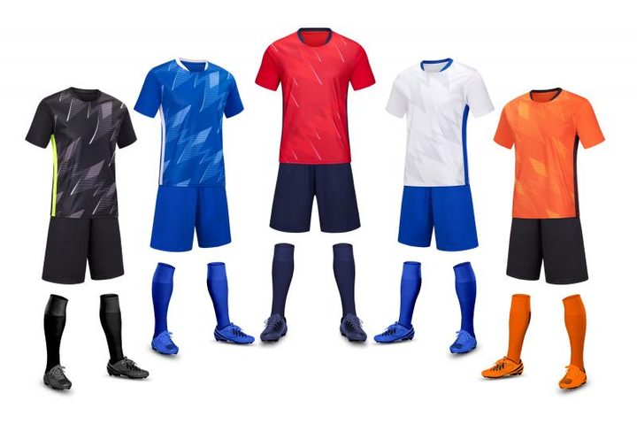 V-neck Short Sleeve Gradient Soccer Jersey – MAIN