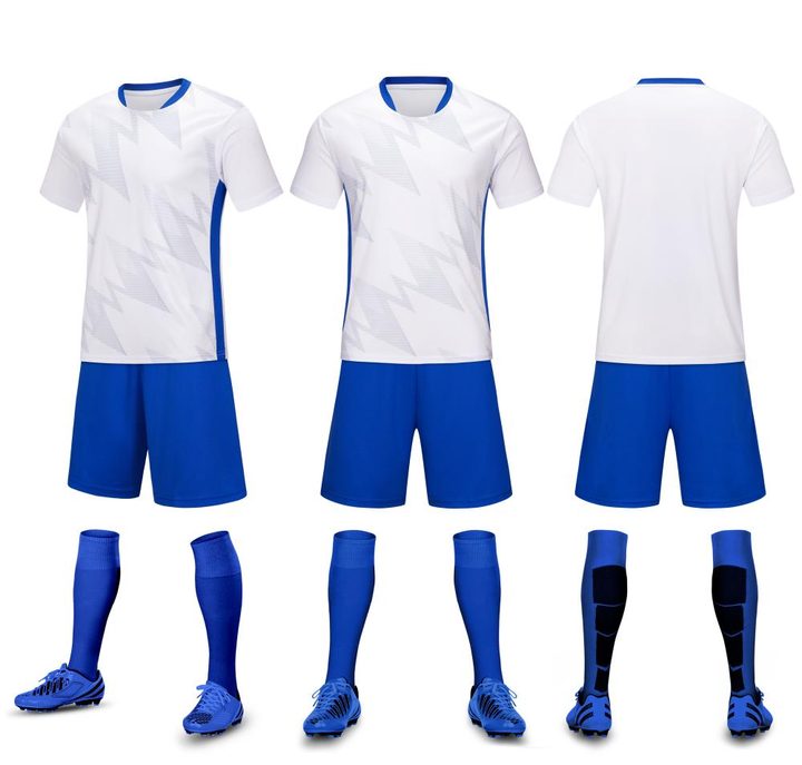V-neck Short Sleeve Gradient Soccer Jersey – COMBO 2