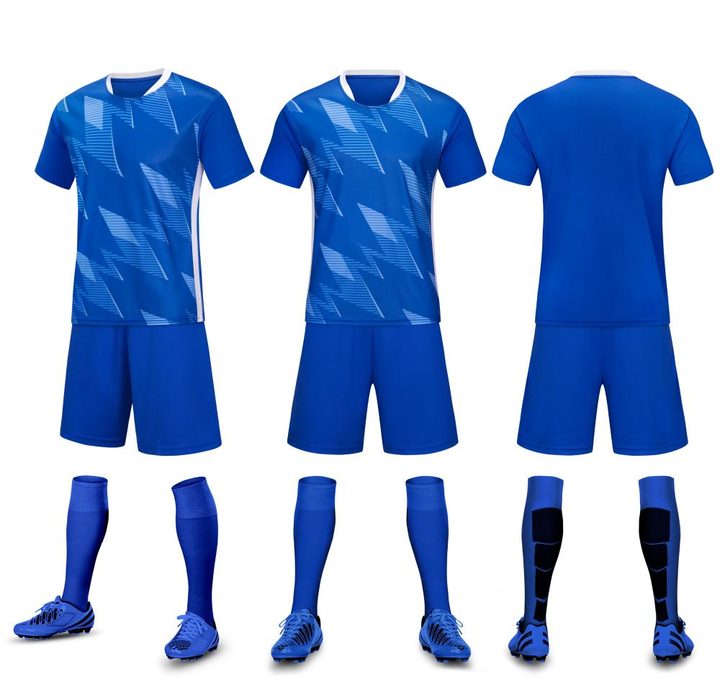 V-neck Short Sleeve Gradient Soccer Jersey – COMBO 1