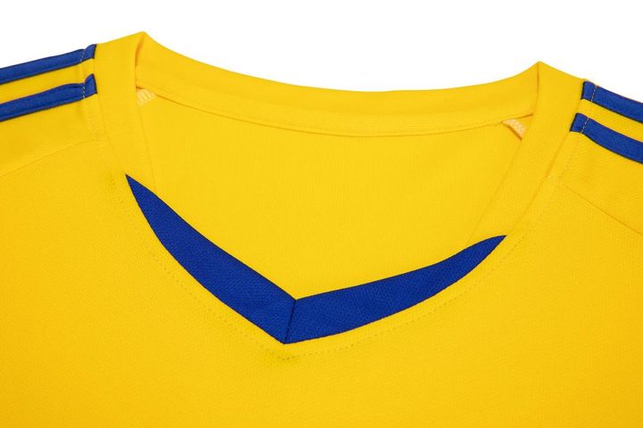 Maglia da calcio a maniche corte con scollo a V con righe – DETAIL 1
