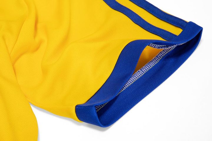 Maglia da calcio a maniche corte con scollo a V con righe – DETAIL 3