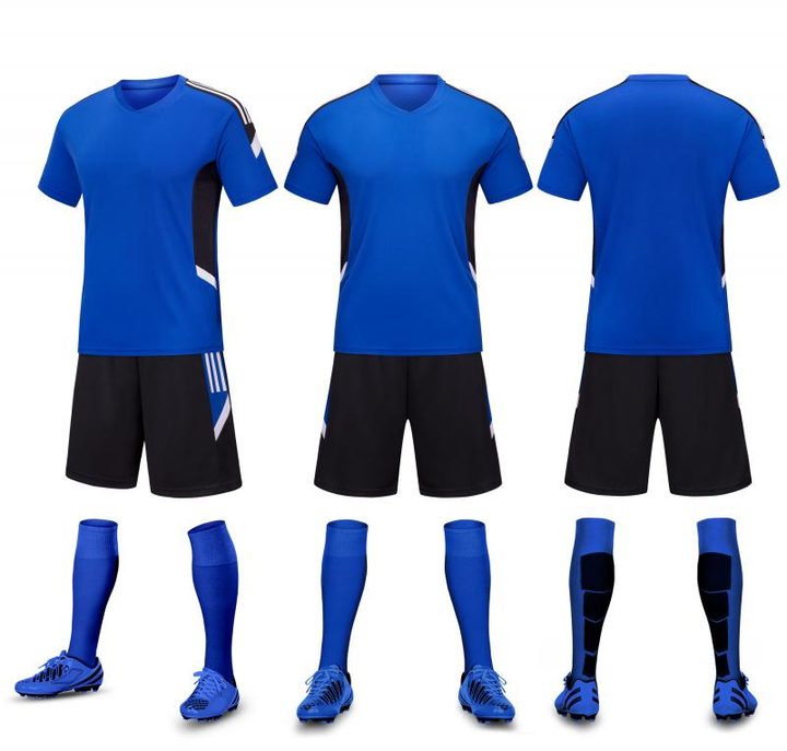 Crew-neck Short Sleeve Striped Soccer Jersey – COMBO 5