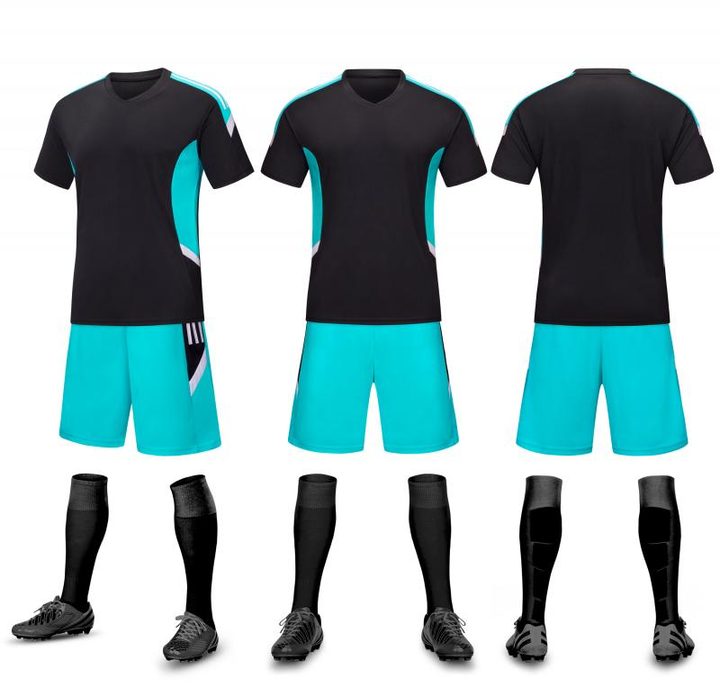 Crew-neck Short Sleeve Striped Soccer Jersey – COMBO 6