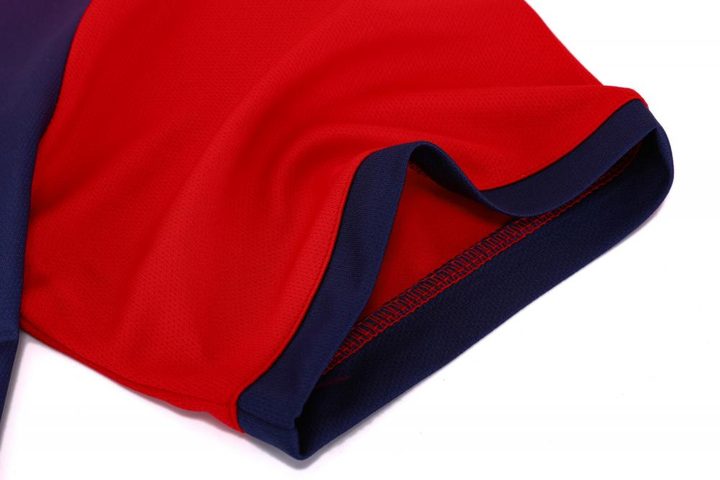V-neck Short Sleeve Gradient Soccer Jersey – DETAIL 1