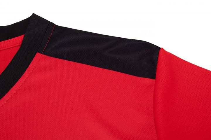 Tricou de fotbal, cu mânecă scurtă, cu decolteu în V și cu panouri – DETAIL 2