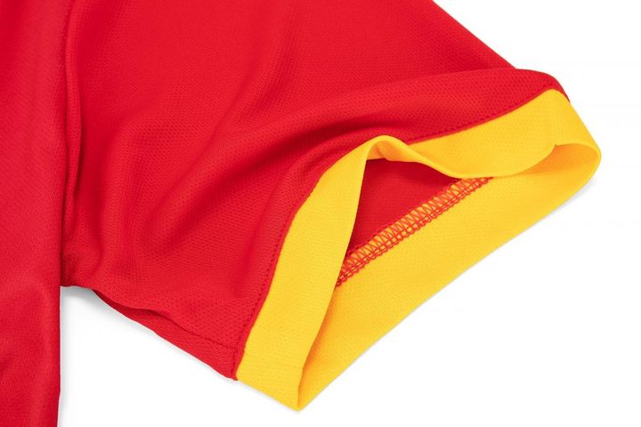 Tricou de fotbal, cu mânecă scurtă, cu decolteu în V și cu panouri – DETAIL 3
