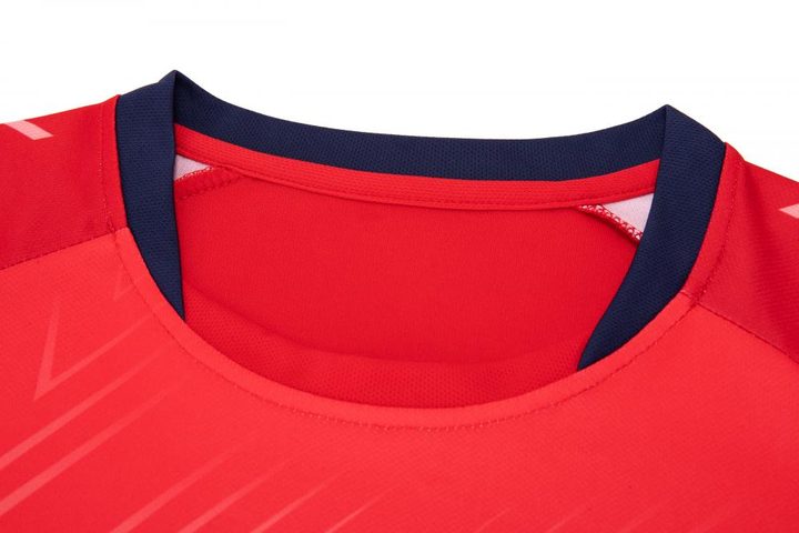 Crew-neck Short Sleeve Gradient Soccer Jersey – DETAIL 1