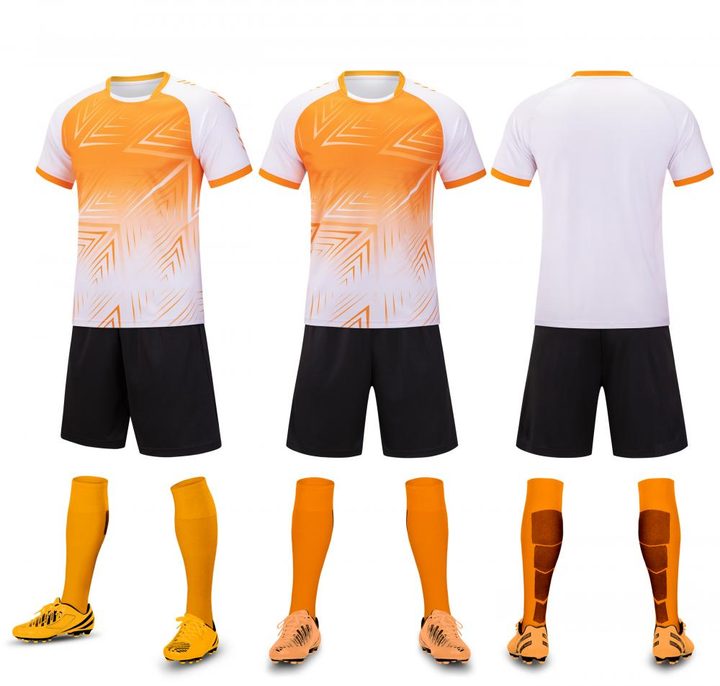 Crew-neck Short Sleeve Gradient Soccer Jersey – COMBO 5