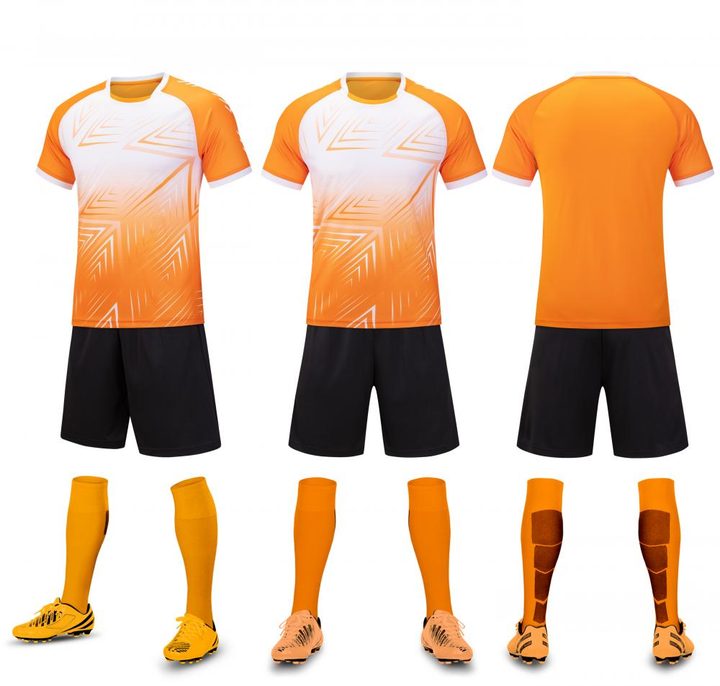 Crew-neck Short Sleeve Gradient Soccer Jersey – COMBO 6