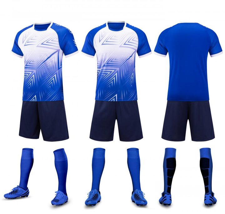 Crew-neck Short Sleeve Gradient Soccer Jersey – COMBO 1