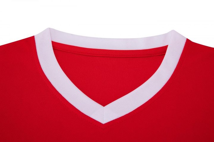 Koszulka piłkarska, z krótkim rękawem, z dekoltem w serek i z panelami – DETAIL 1