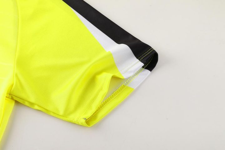 Tricou de fotbal, cu mânecă scurtă, cu decolteu rotund și cu blocuri de culoare – DETAIL 2