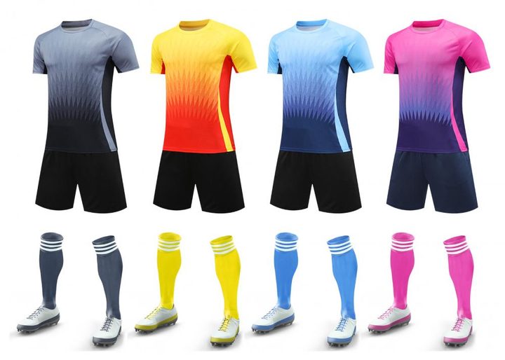 Maglia da calcio a maniche corte con girocollo con sfumatura – MAIN