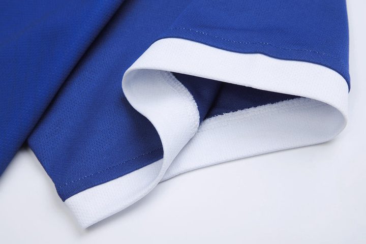 V-neck Short Sleeve Striped Soccer Jersey – DETAIL 3