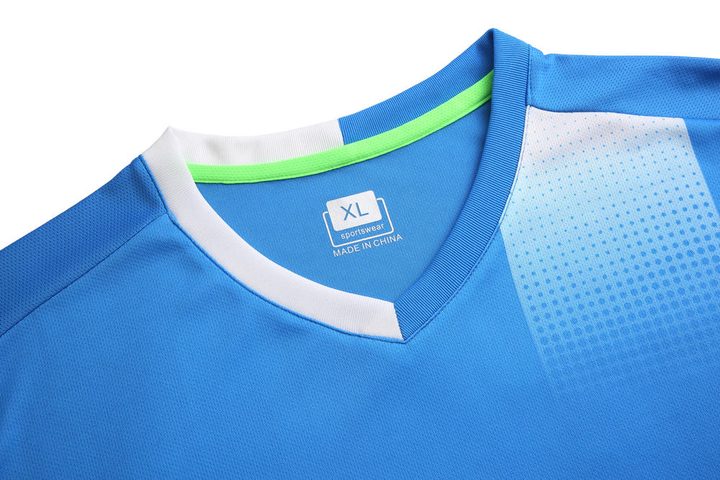 Maglia da calcio a maniche corte con scollo a V con motivo geometrico – DETAIL 3