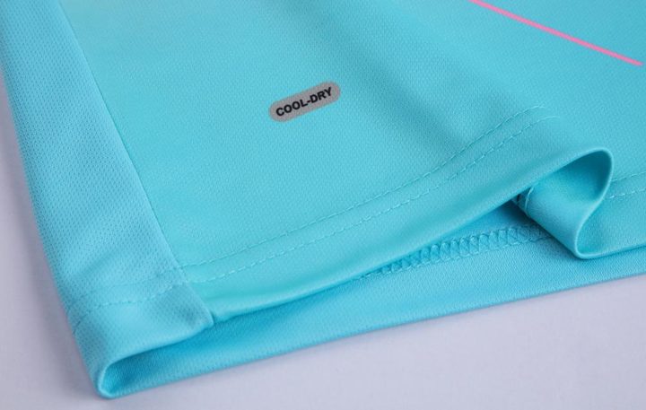 Crew-neck Short Sleeve Striped Soccer Jersey – DETAIL 3