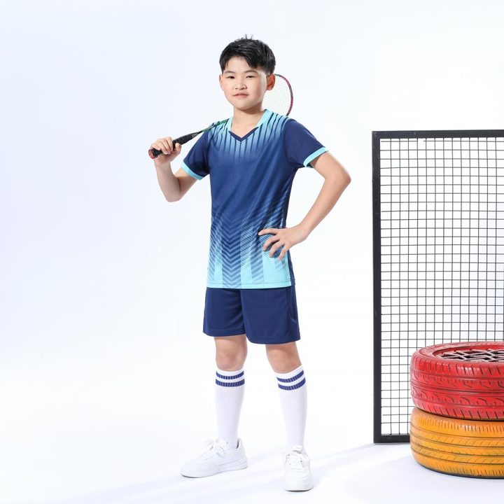Crew-neck Short Sleeve Striped Soccer Jersey – MODEL 3
