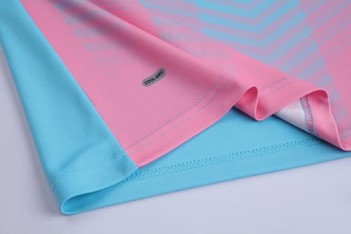 Crew-neck Short Sleeve Striped Soccer Jersey – DETAIL 3