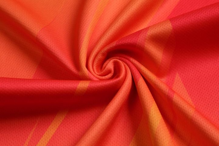 Tricou de fotbal, cu mânecă scurtă, cu decolteu rotund și cu dungi – DETAIL 2