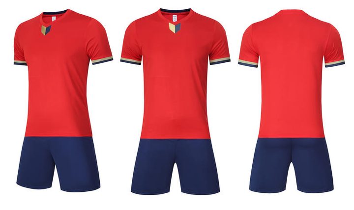 Crew-neck Short Sleeve Striped Soccer Jersey – COMBO 6