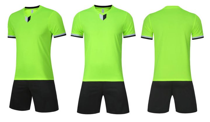 Crew-neck Short Sleeve Striped Soccer Jersey – COMBO 3