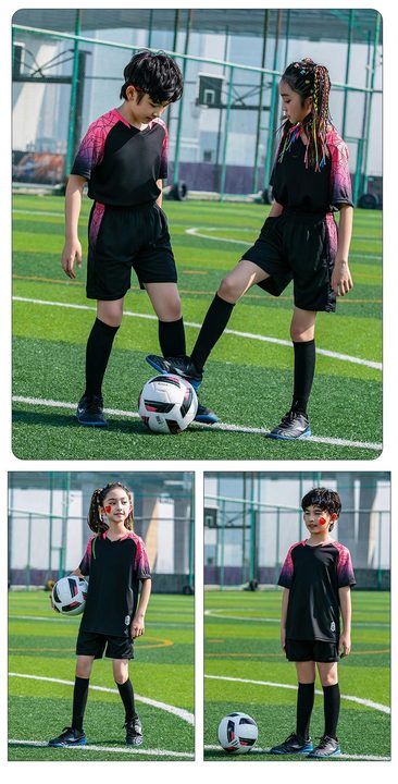 V-neck Short Sleeve Gradient Soccer Jersey – MODEL 4