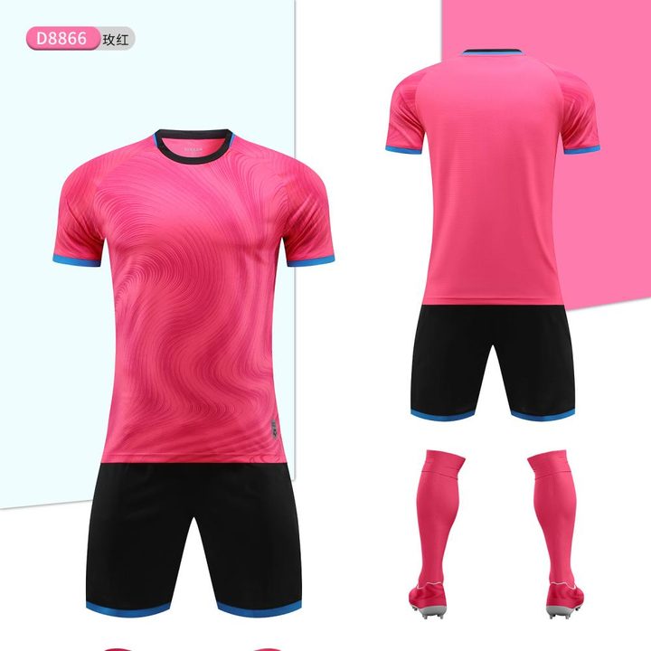 Crew-neck Short Sleeve Soccer Jersey – COMBO 4