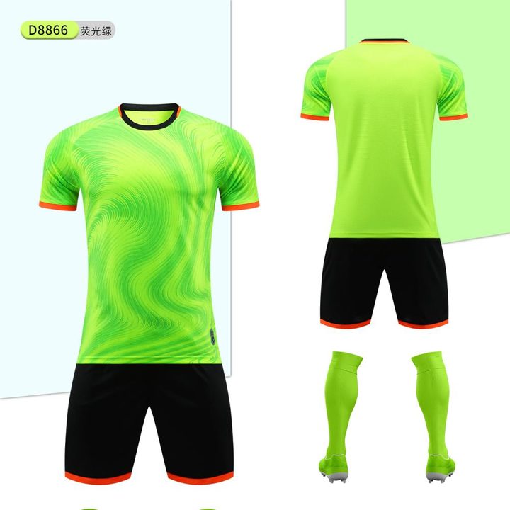 Crew-neck Short Sleeve Soccer Jersey – COMBO 2