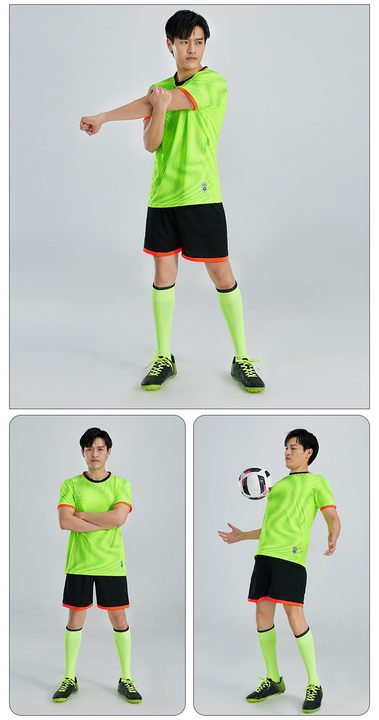 Crew-neck Short Sleeve Soccer Jersey – MODEL 2