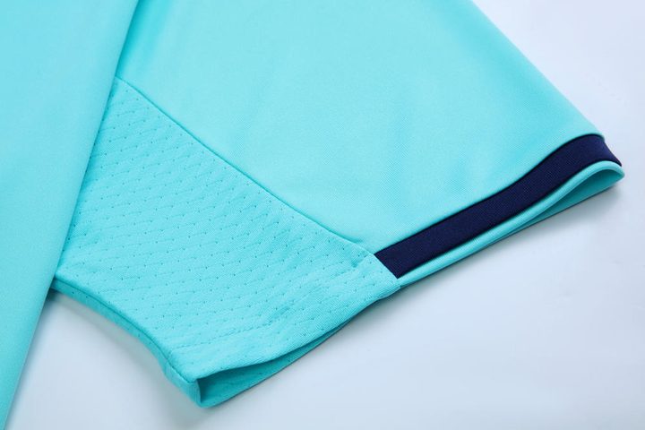 V-neck Short Sleeve Striped Soccer Jersey – DETAIL 3