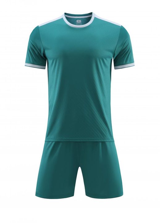 Maglia da calcio a maniche corte con girocollo con righe – FRONT 8