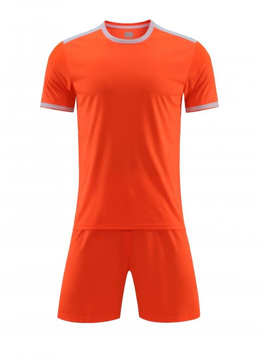 Maglia da calcio a maniche corte con girocollo con righe – FRONT 5