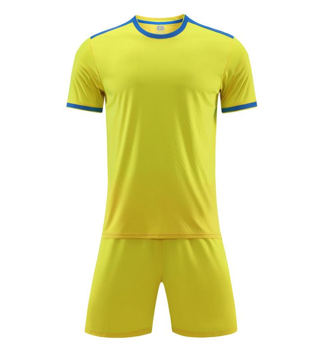 Maglia da calcio a maniche corte con girocollo con righe – FRONT 6