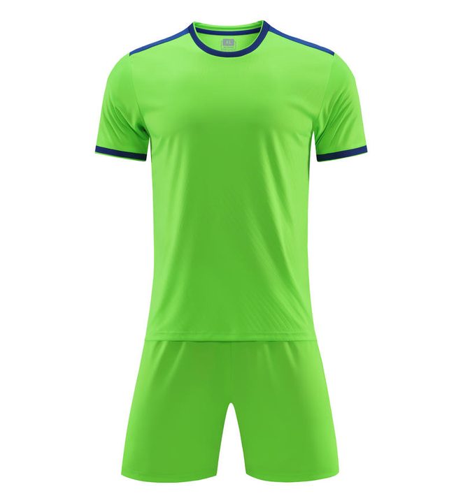 Maglia da calcio a maniche corte con girocollo con righe – FRONT 4