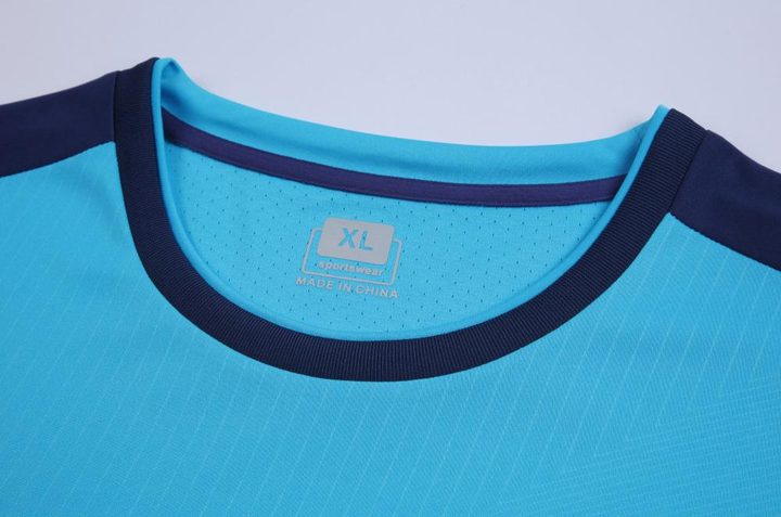 Maglia da calcio a maniche corte con girocollo con righe – DETAIL 1