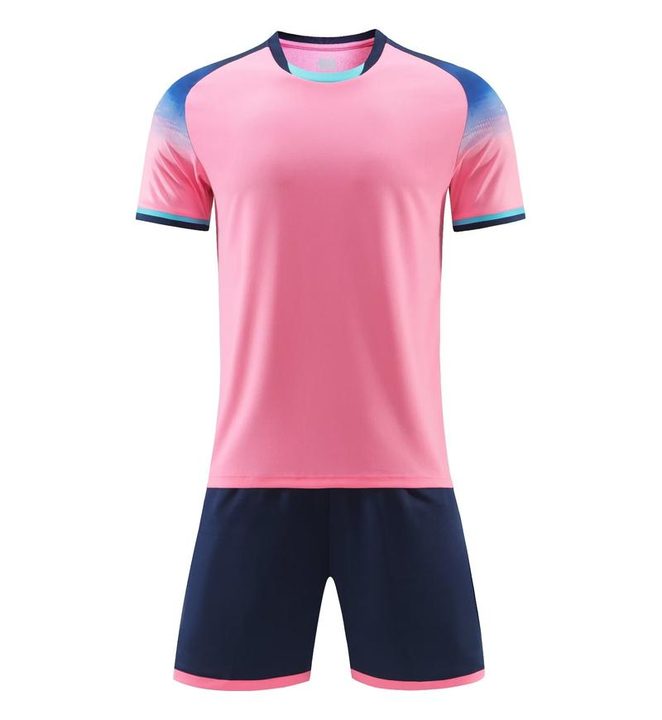 Maglia da calcio a maniche corte con girocollo con sfumatura – FRONT 4