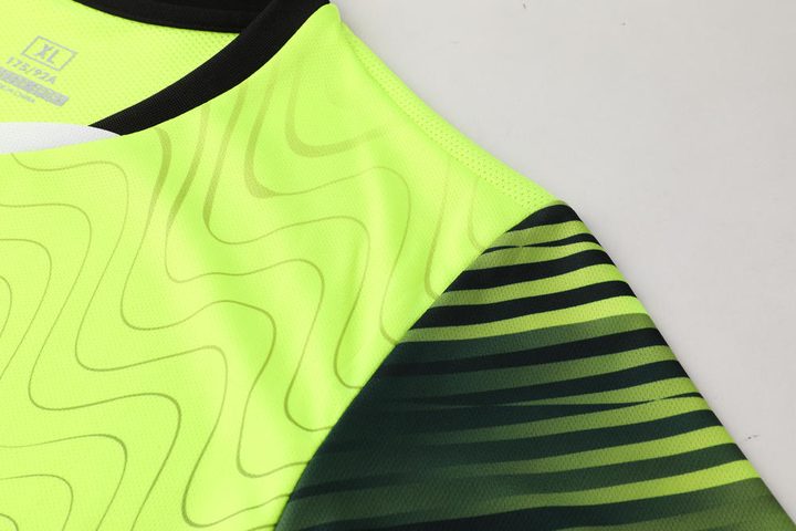 Maglia da calcio a maniche corte con scollo a V con righe – DETAIL 2