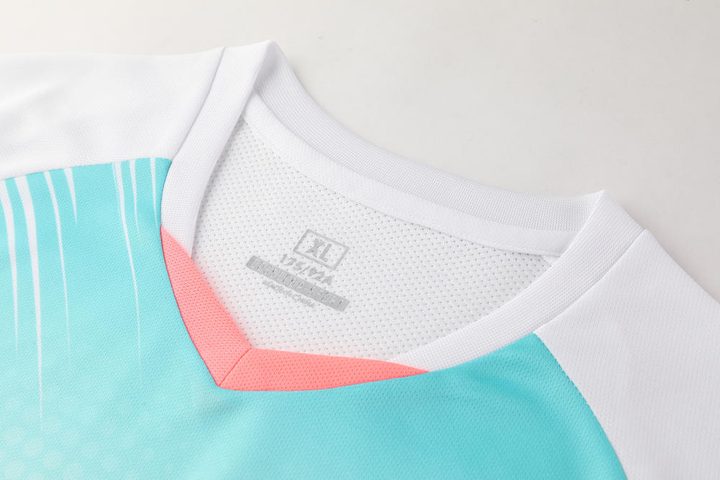 Maglia da calcio a maniche corte con scollo a V con righe – DETAIL 3