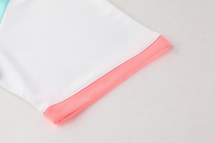 Maglia da calcio a maniche corte con scollo a V con righe – DETAIL 1