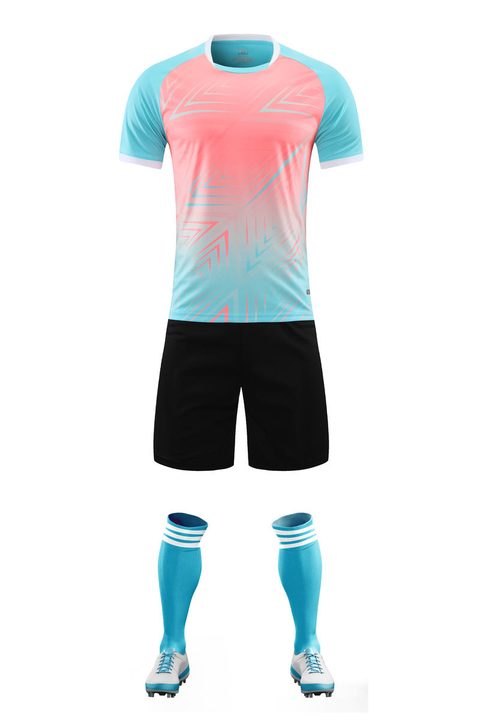 Maglia da calcio a maniche corte con girocollo con sfumatura – FRONT 2