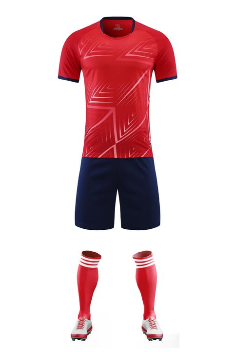 Maglia da calcio a maniche corte con girocollo con sfumatura – FRONT 4