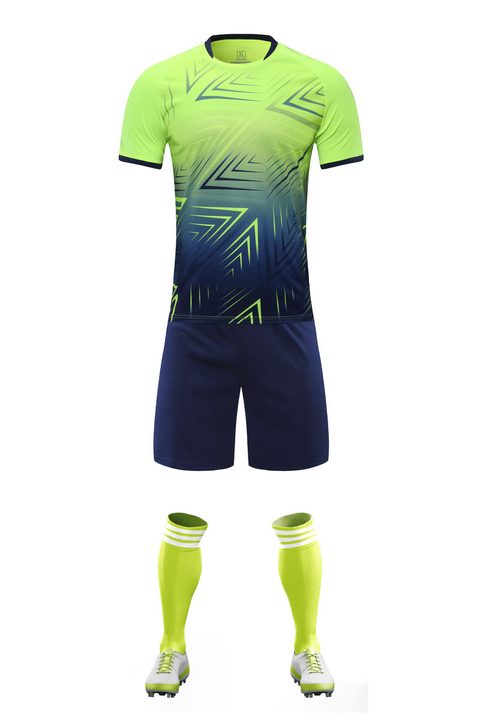Maglia da calcio a maniche corte con girocollo con sfumatura – FRONT 5