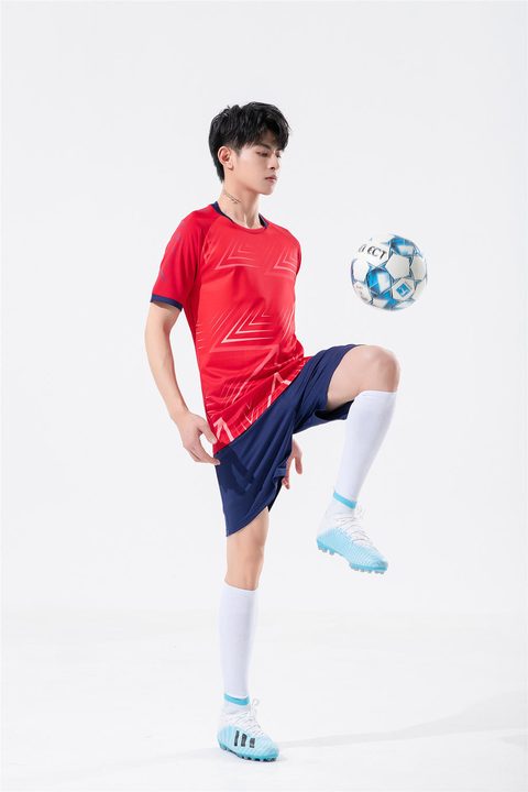 Maglia da calcio a maniche corte con girocollo con sfumatura – MODEL 5