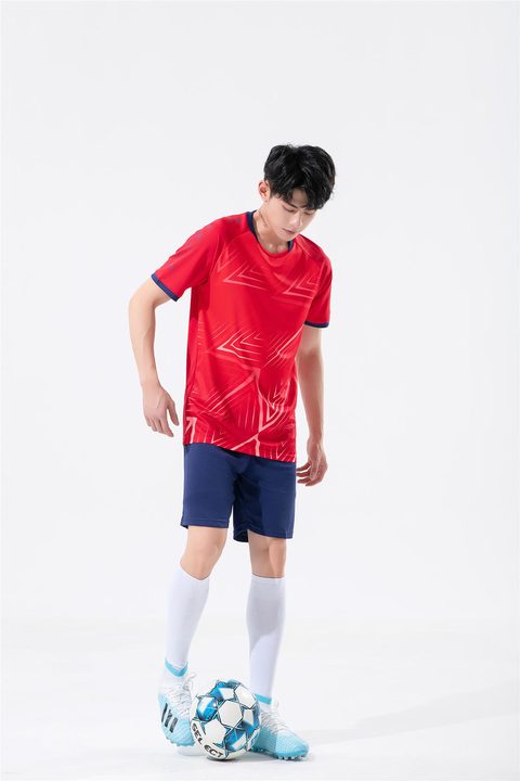 Maglia da calcio a maniche corte con girocollo con sfumatura – MODEL 6