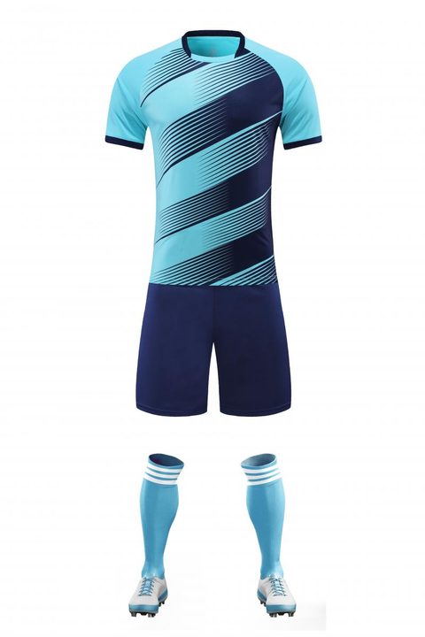 Maglia da calcio a maniche corte con girocollo con sfumatura – FRONT 1
