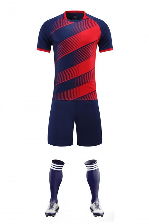 Maglia da calcio a maniche corte con girocollo con sfumatura – FRONT 2