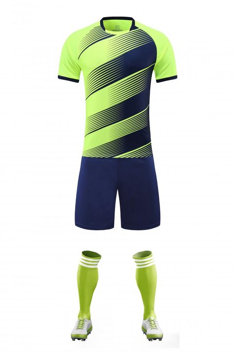 Maglia da calcio a maniche corte con girocollo con sfumatura – FRONT 5