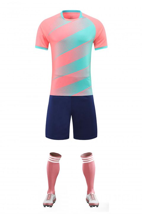 Maglia da calcio a maniche corte con girocollo con sfumatura – FRONT 3